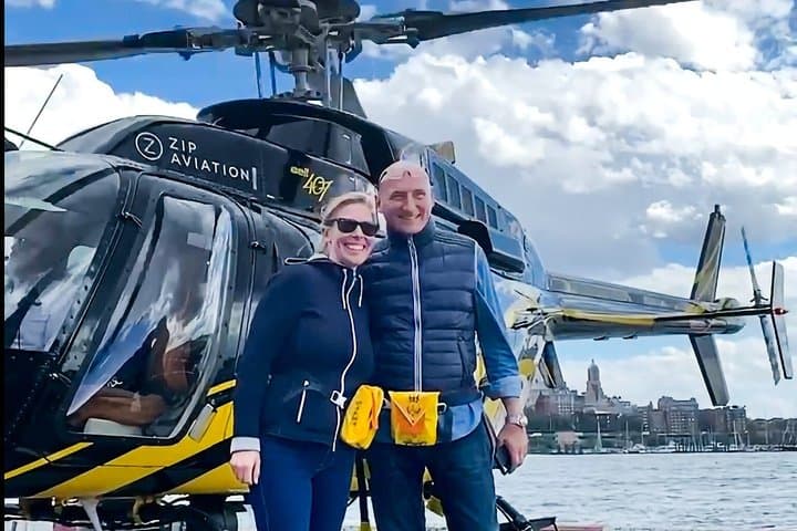 20-25 Min NYC Skyline at Night Helicopter Tour from NJ