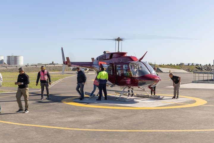 Cape Town Robben Island and Two Oceans Helicopter Tour