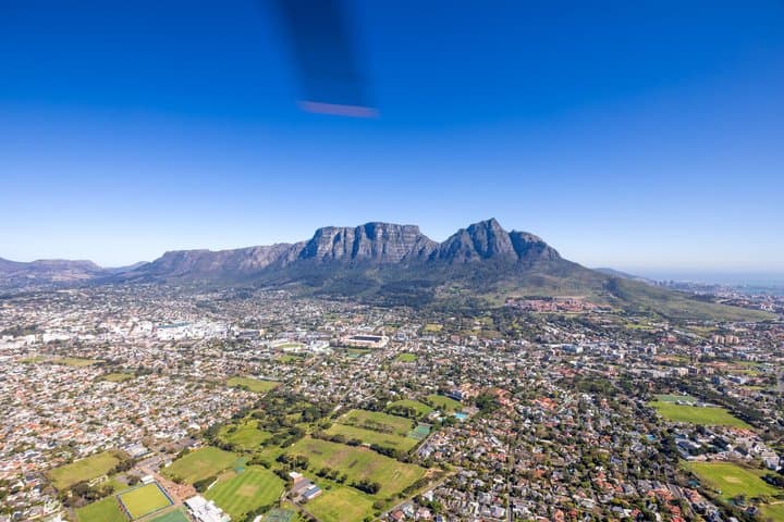 Cape Town Robben Island and Two Oceans Helicopter Tour
