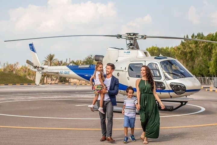 Dubai Helicopter tour with both way Private transfers