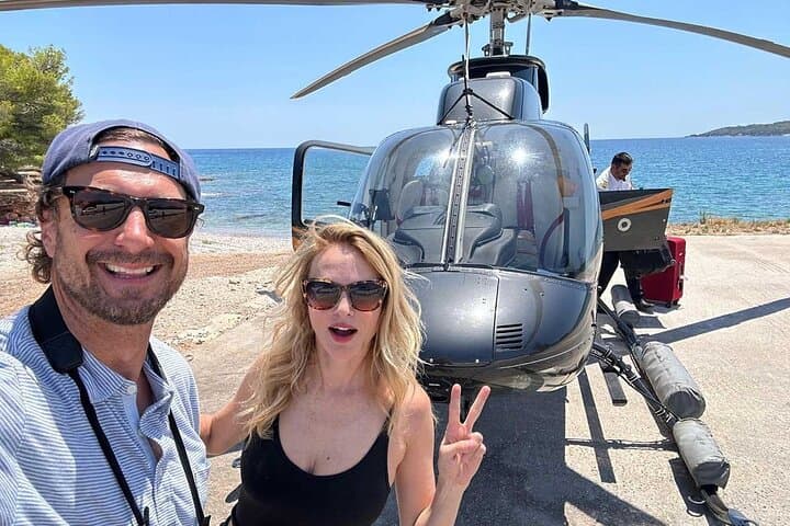 Santorini Helicopter Flight