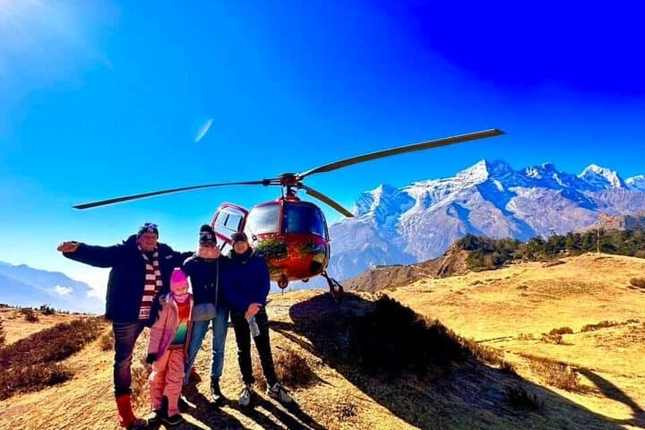 Everest Base Camp Helicopter Tour Stop at Hotel Everest View.