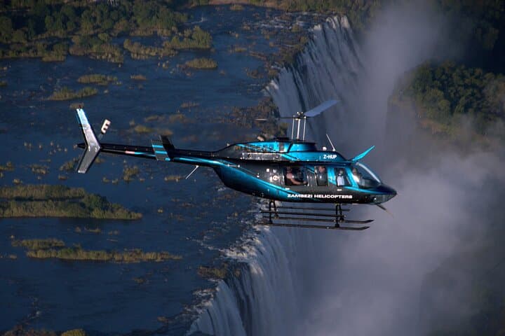 Window Seat Guarantee on our Helicopter Flight, 13-15 minutes