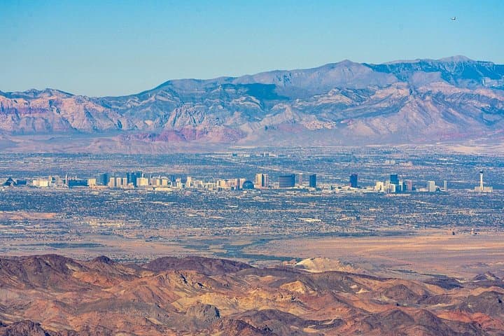 Daytime Hoover Dam and Las Vegas Strip Helicopter Flight