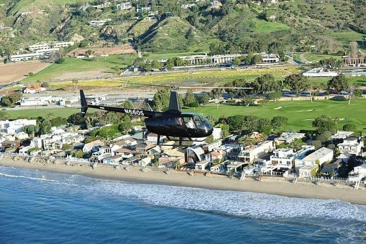 Los Angeles Coastline Private Helicopter from Burbank
