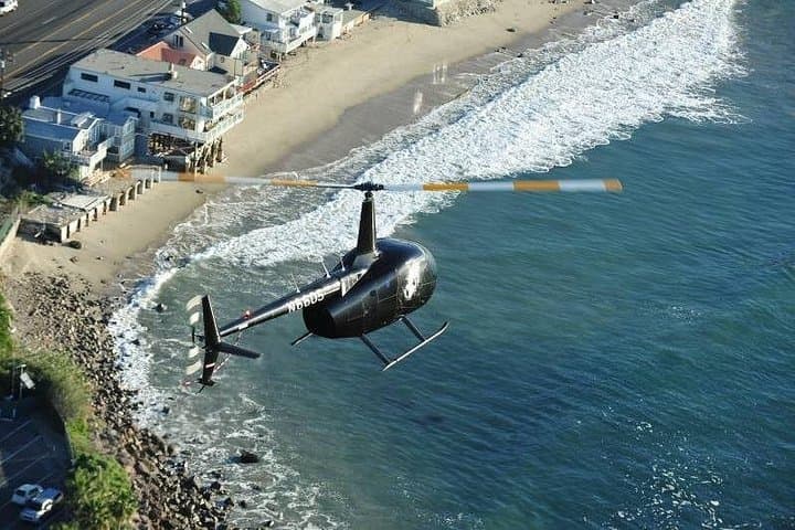 Romantic Malibu Mountaintop Landing Helicopter Tour from Burbank