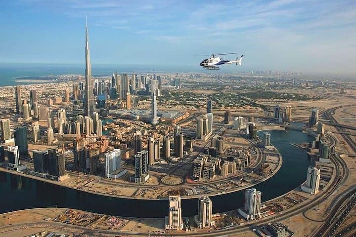 Dubai Helicopter Tour with Many Options 12 - 17 - 22 min