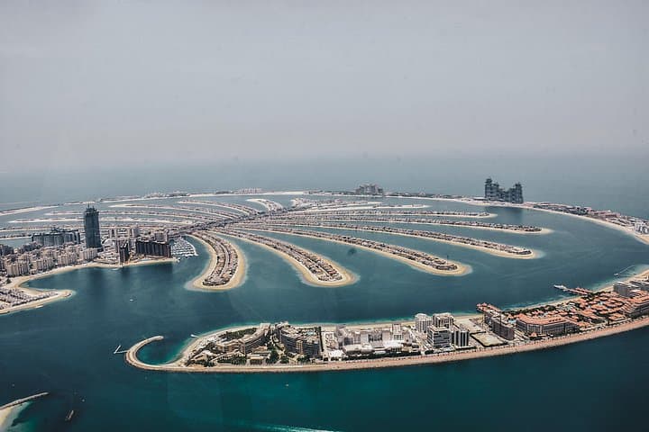 Atlantis Helicopter Tour and Dubai Marina Yacht Cruise Combo