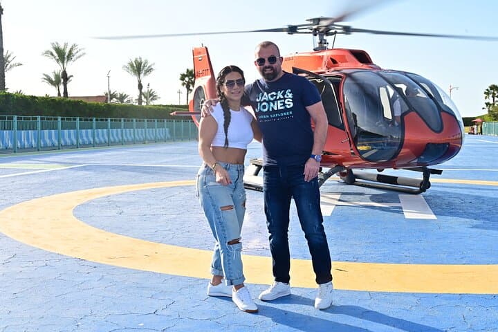 12-Minute Helicopter Tour & Desert Safari in Dubai combo
