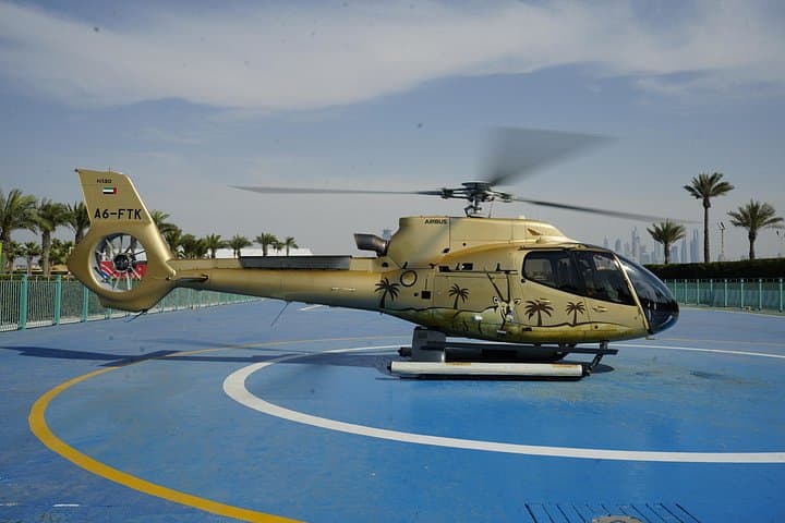 Atlantis Helicopter Tour Dubai and 30 Min Jet Ski Ride