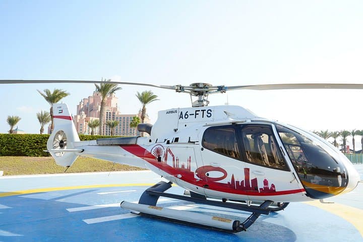 Atlantis Helicopter Tour Dubai and 30 Min Jet Ski Ride