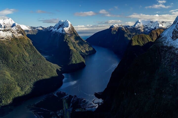 Enjoy panoramic views as you head into Milford Sound