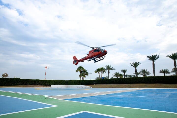Atlantis Helicopter Tour and Lotus Megayacht Dinner Cruise