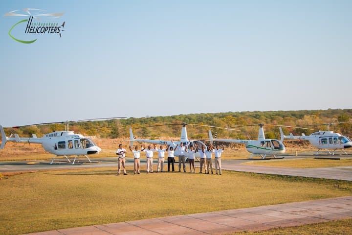Helicopter Scenic Flight over Victoria Falls 12-13 minutes Flight