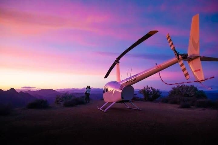 Romantic Malibu Mountaintop Landing Helicopter Tour from Burbank