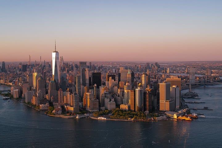 New York City Sunset Helicopter Tour from New Jersey