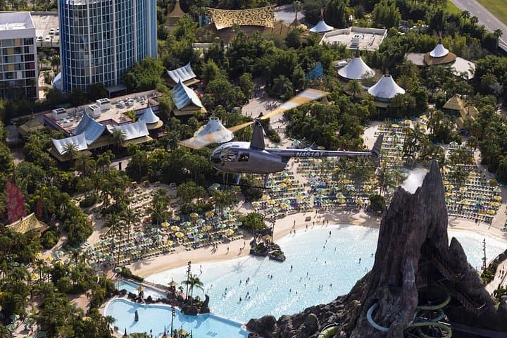 Family pack Day/After-hours 31 Miles Helicopter Tour Theme Parks